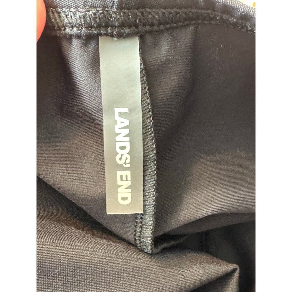 LANDS END SIZE 12 P (PETITE) Black one piece swim/bathing suit - Picture 8 of 10